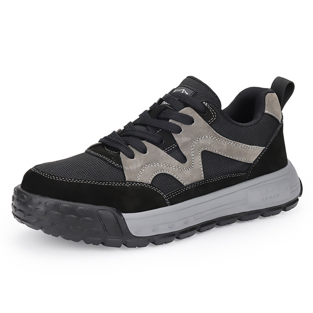 Herren sportliche Freizeitschuhe mit rutschfester Profilsohle und atmungsaktiver Obermaterialkombination R&B