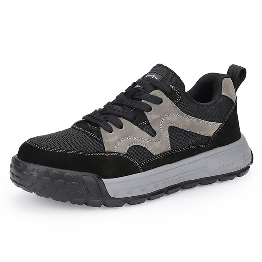 Herren sportliche Freizeitschuhe mit rutschfester Profilsohle und atmungsaktiver Obermaterialkombination R&B
