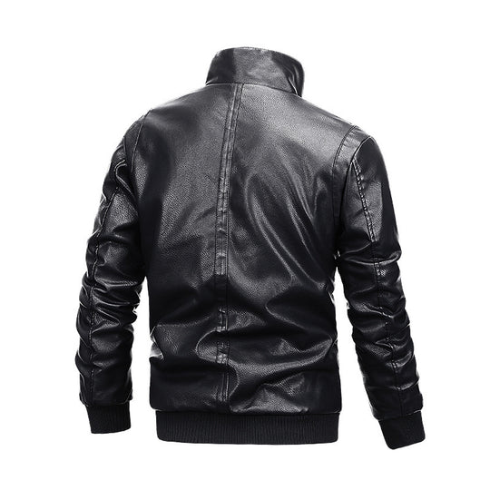 Herren Lederjacke mit warmem Innenfutter