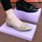 Damen Elegante Ballerinas mit modischem Schleifendetail R&B