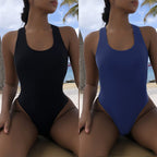 Damen Sportlicher Einteiler Badeanzug