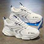 Damen Sportliche Dämpfung Sneakers mit atmungsaktiver Mesh-Oberfläche