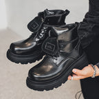 Damen Robuste und stylische Schnürstiefel mit modischem Design R&B