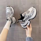Damen Trendige High-Performance Sneakers mit dämpfender Sohle und aerodynamischem Design R&B