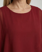 Damen Abendkleid Lagenlook elegant