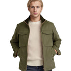 Herren Utility-Jacke mit praktischen Taschen und modernem Design R&B