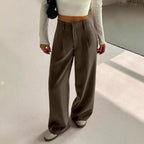 Damen weite Anzughose R&B