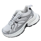 Damen Sportliche Sneakers mit atmungsaktiver Mesh-Oberfläche und stabilisierender Sohle R&B