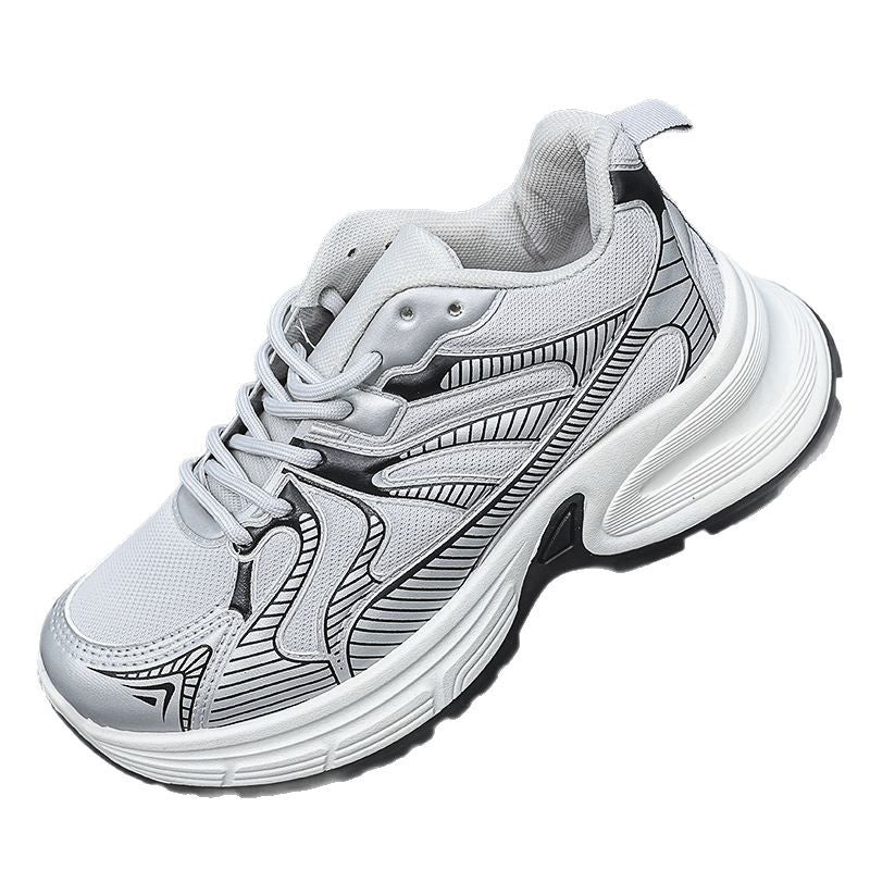 Damen Sportliche Sneakers mit atmungsaktiver Mesh-Oberfläche und stabilisierender Sohle R&B