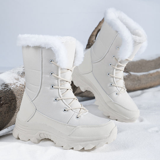 Damen Winterstiefel mit isolierendem Innenfutter und rutschfester Profilsohle R&B