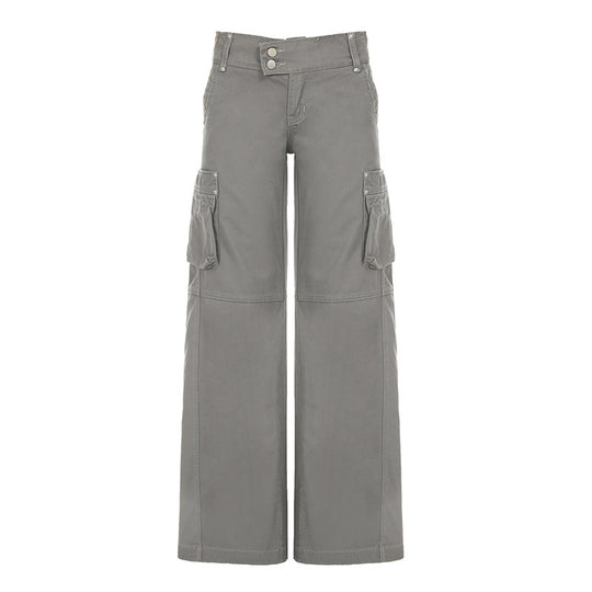 Damen Cargo-Hose mit weitem Schnitt und praktischen Seitentaschen R&B