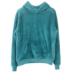 Damen Kuscheliger Hoodie mit Kängurutasche R&B
