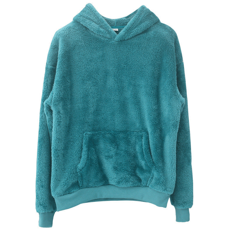 Damen Kuscheliger Hoodie mit Kängurutasche R&B