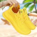 Damen Sportliche Elastische Sneakers mit atmungsaktivem Obermaterial R&B