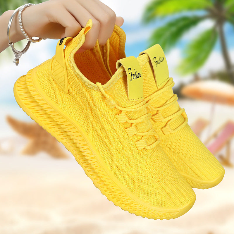 Damen Sportliche Elastische Sneakers mit atmungsaktivem Obermaterial R&B