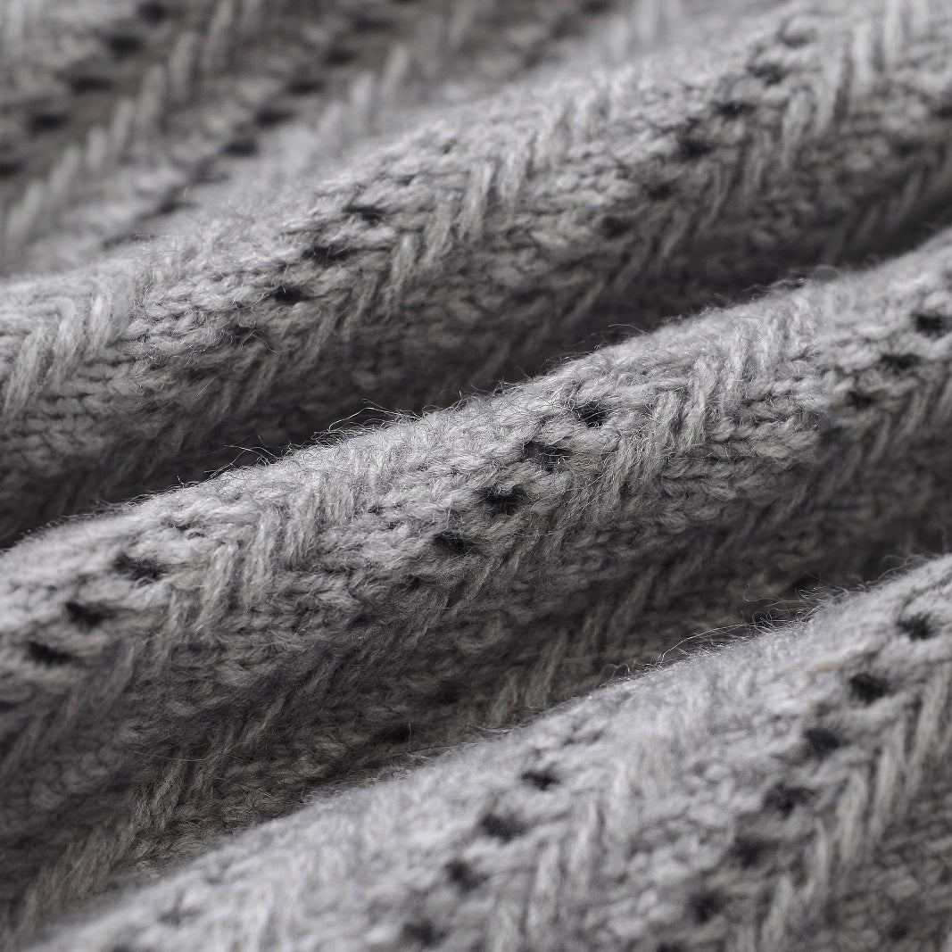 Damen Pullover im strukturierten Strickdesign R&B