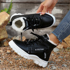 Damen Winterstiefel mit kuscheligem Innenfutter und robustem Sohlenprofil R&B