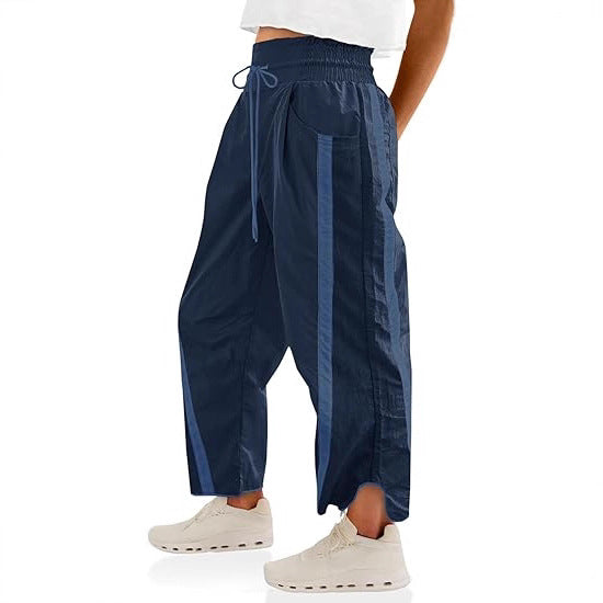 Damen lässige Freizeithose mit Seiteneinsätzen R&B