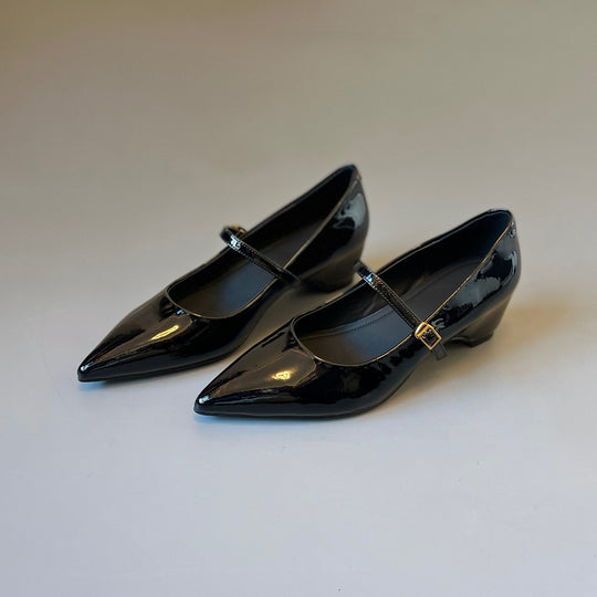 Damen Mary Jane Pumps mit schickem Riemchen R&B
