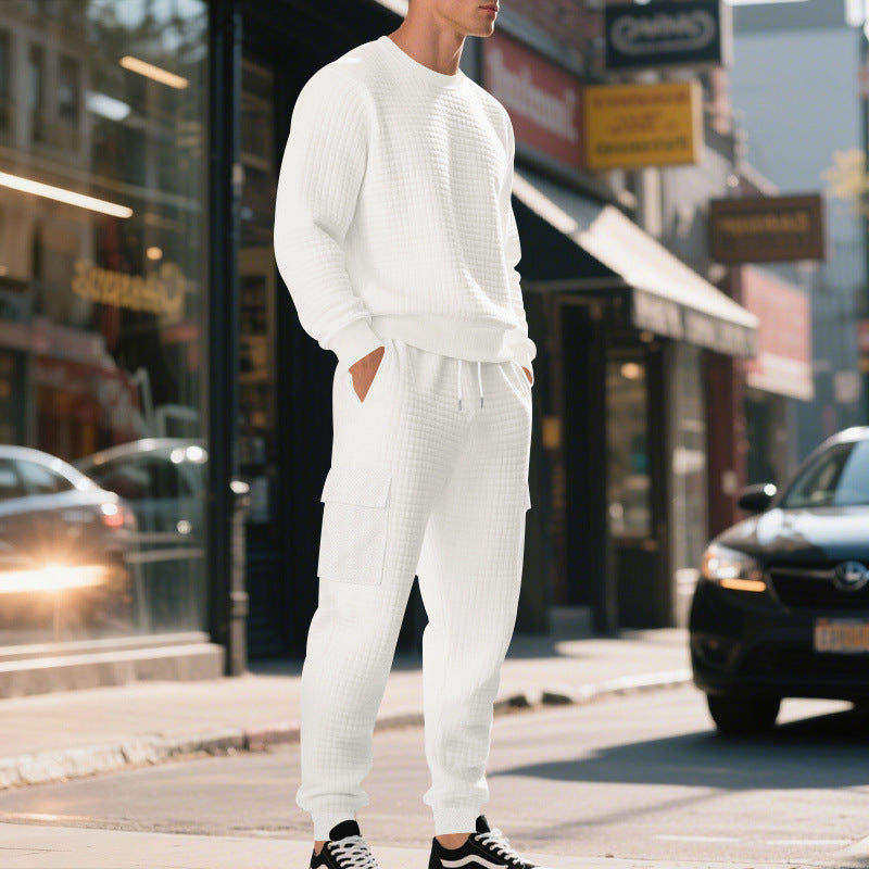 Herren lässiges Sweatshirt und Cargohose Set R&B