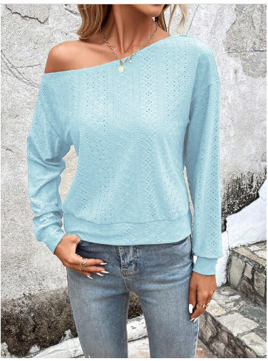 Damen Komfortables und stilvolles asymmetrisches Sweatshirt R&B