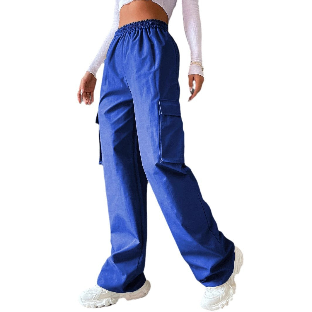Damen Cargo-Hose mit elastischem Bund und praktischen Seitentaschen R&B