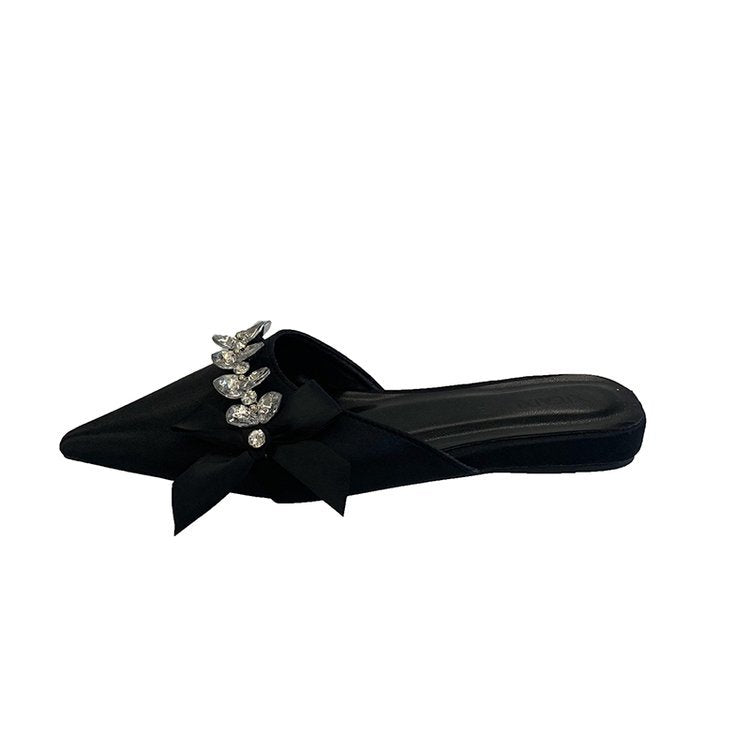 Damen elegante Slingback-Pumps mit strahlendem Schmuckdetail R&B
