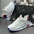 Damen Sportliche Lifestyle-Sneaker mit atmungsaktiver Oberflächenstruktur und dämpfender Sohle R&B