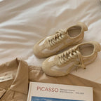 Damen modische Sneakers mit hochwertigem Wildleder und atmungsaktiver Konstruktion R&B