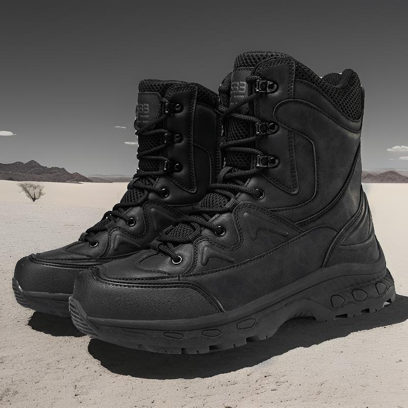 Herren Tactical Stiefel mit hohem Knöchel und rutschfester Sohle R&B