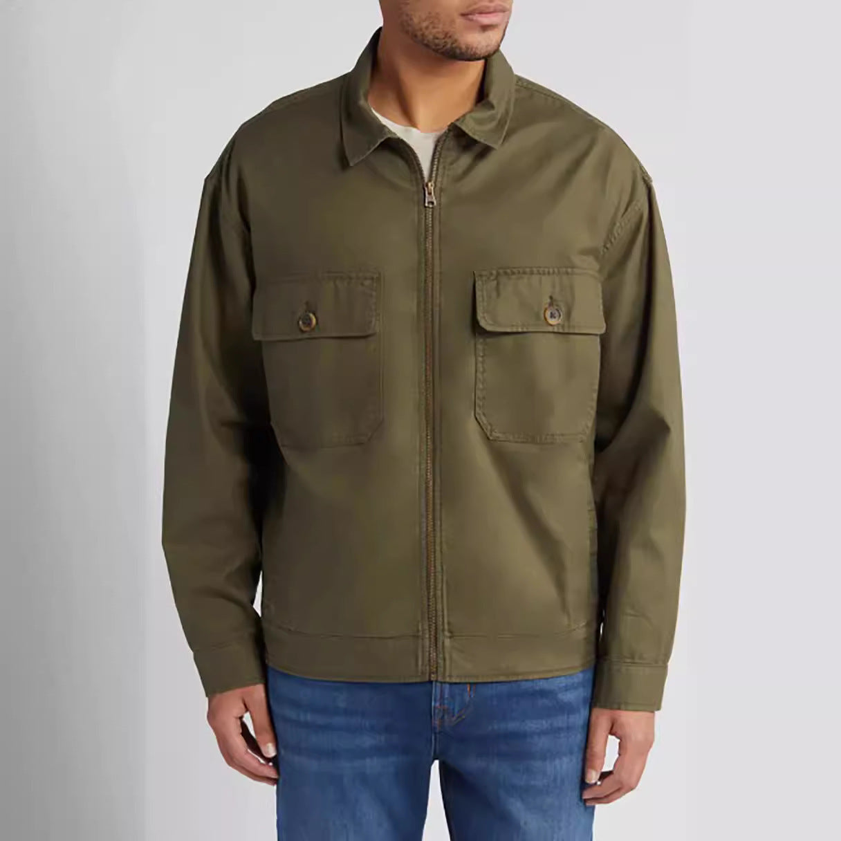 Herren utility Jacke im modernen Design mit praktischen Taschen R&B
