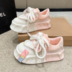 Damen Sportliche Sneakers mit verspieltem Design und atemberaubender Sohle