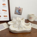 Damen modische Sneaker mit einzigartigen Schnürdetails R&B
