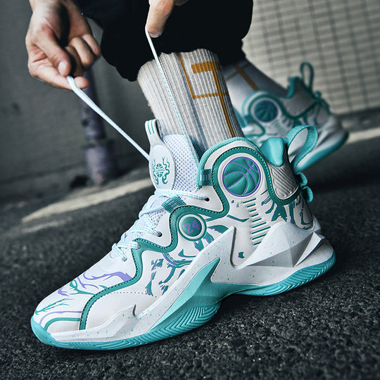 Damen Performance Basketball-Sneaker mit atmungsaktiven Mesh-Einsätzen und innovativer Dämpfungstechnologie R&B