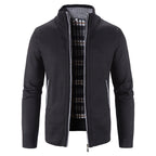 Herren Strickjacke mit innovativem wärmeisolierendem Innenfutter R&B
