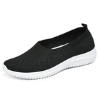 Damen bequeme und elastische Slip-On Sneakers R&B