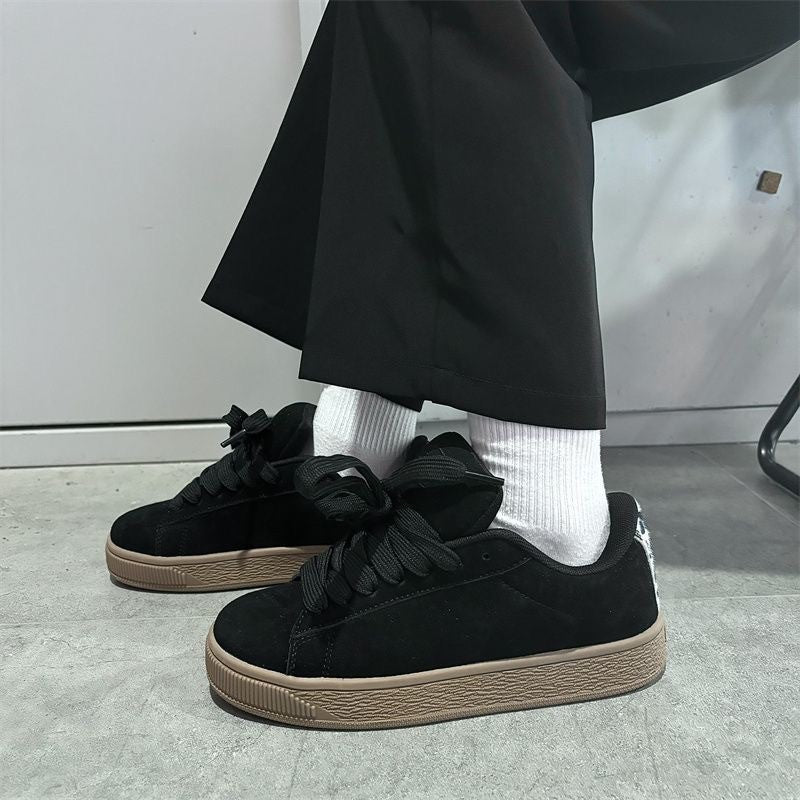 Damen Sportliche Sneaker aus hochwertigem Wildleder mit dämpfender Sohle