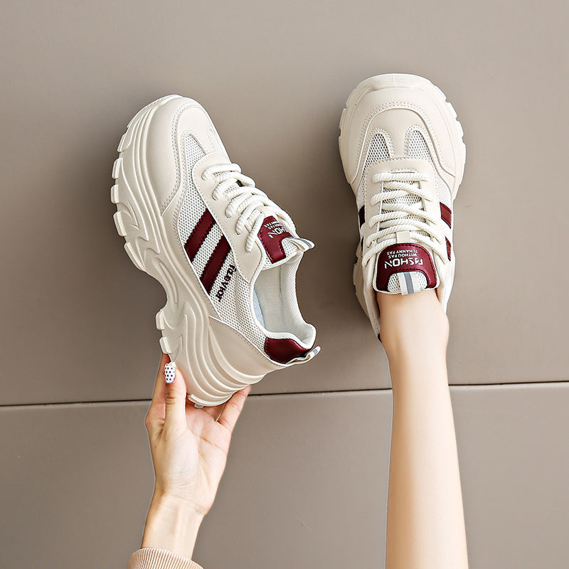 Damen Sportliche Lauf sneakers mit gepolsterter Sohle und atmungsaktivem Obermaterial R&B