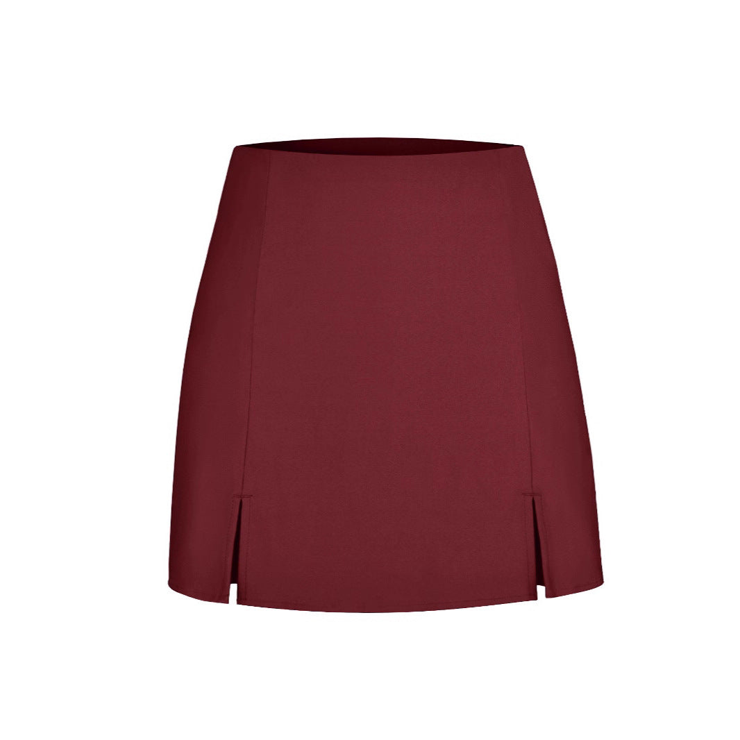 Damen Designer Minirock mit seitlichen Schlitzen R&B