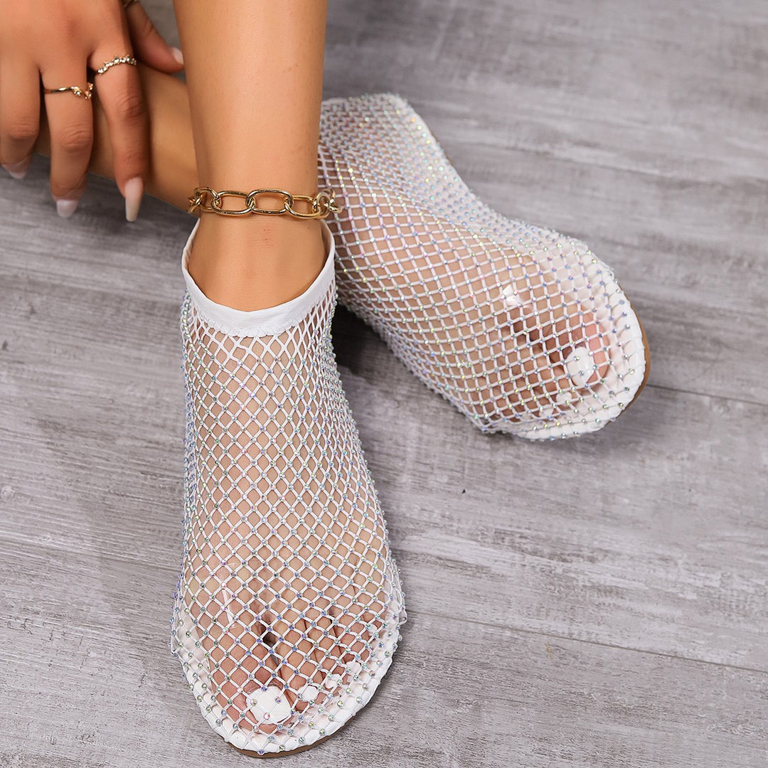Damen modische Netzsandalen mit rutschfester Sohle und bequemer Passform R&B