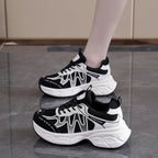 Damen Sportliche Sneakers mit atmungsaktivem Mesh-Obermaterial und dämpfendem Komfort R&B