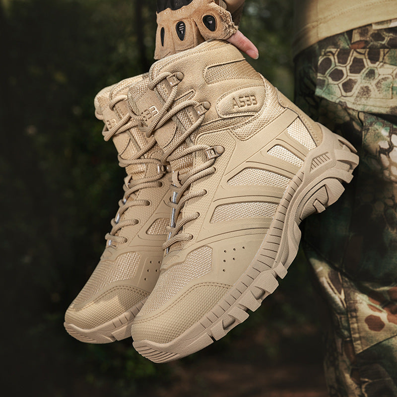 Damen Hohe Outdoor Wanderschuhe mit rutschfester Sohle und atmungsaktiver Membran