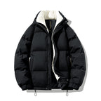 Damen gestepptes Pufferjacke mit isolierender Innenausstattung und seitlichen Reißverschlusstaschen