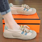 Damen Sportliche Sneaker mit modischem Schnür-Design R&B