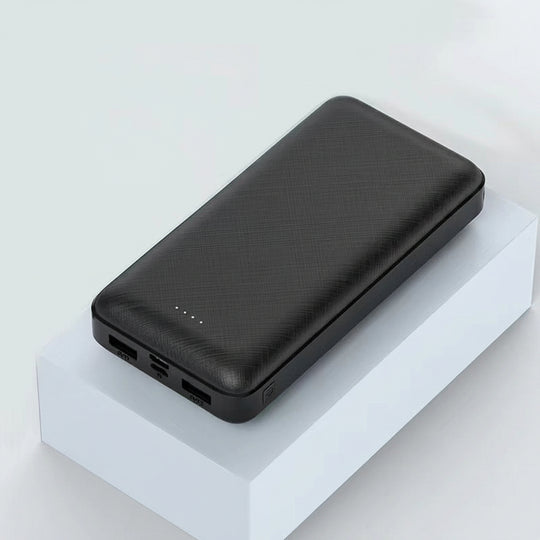 Unisex nan kompakte Powerbank mit Dual-USB und USB-C Ladeanschluss sowie LED-Ladeanzeige R&B