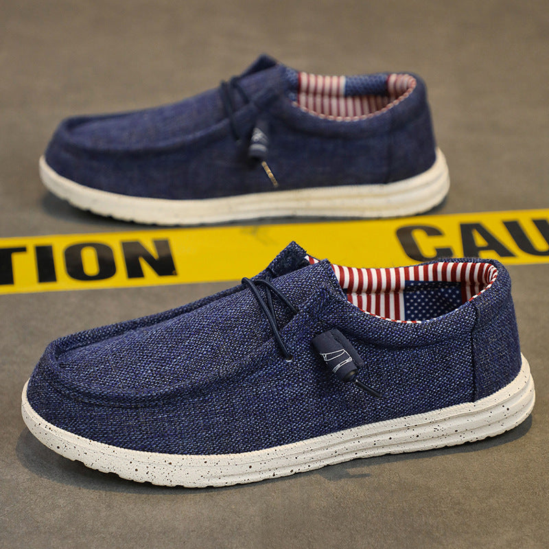 Damen lässige Slipper mit elastischem Schnürsystem