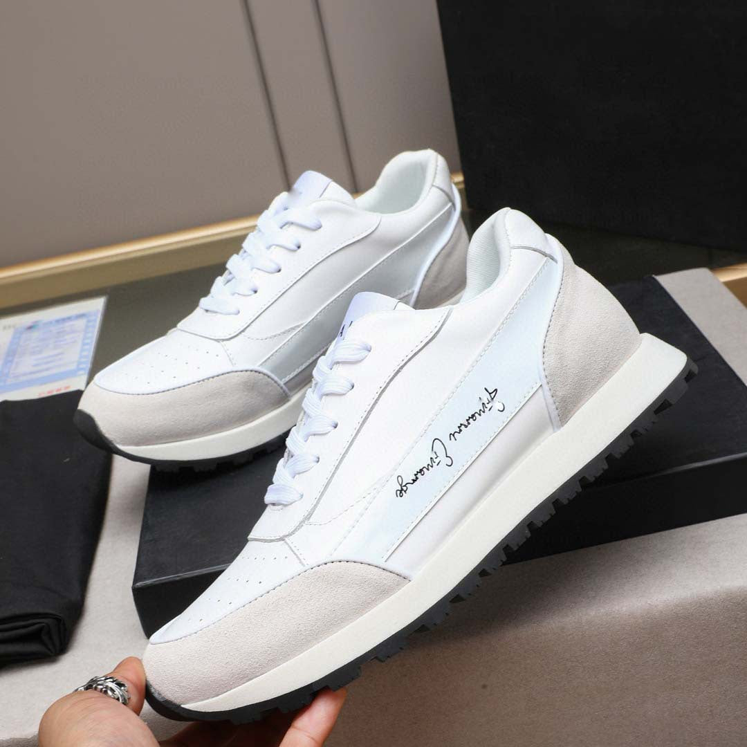 Damen Sportliche Sneakers mit hochwertiger Leder-Oberfläche und rutschfester Sohle R&B
