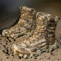 Herren Camouflage Outdoor-Stiefel mit verstärktem Knöchelschutz R&B