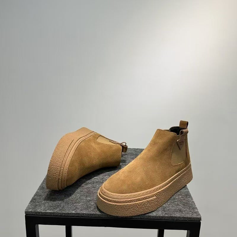 Damen Chunky Chelsea Boots mit flexiblem Sohlenprofil R&B