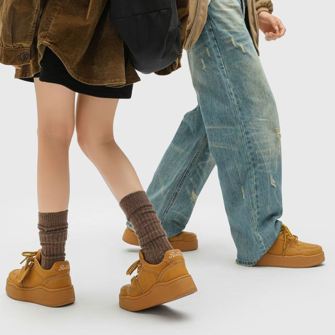 Damen Sportliche Sneaker mit rutschfester Sohle und atmungsaktivem Obermaterial R&B